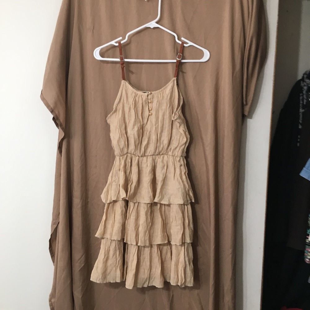 Volume One SZ M Ruffle Western Faux Leather Straps